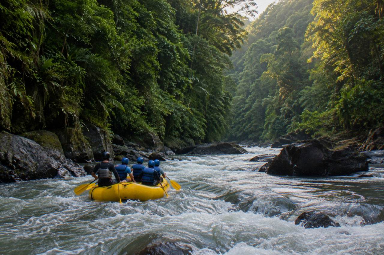 La Fortuna: Pacuare Rafting with SJO or Puerto Viejo Shuttle