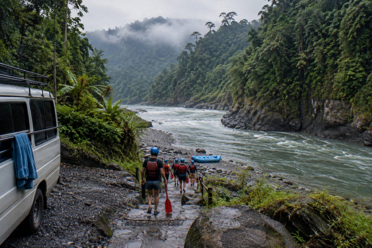 White Water Rafting Pacuare River From San José